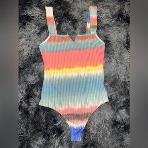 Pastel tye dye bodysuit